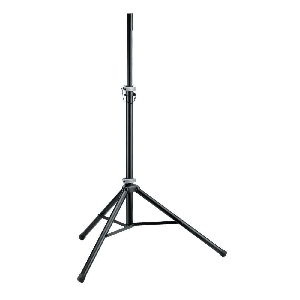 Стойка для акустической системы K&M [21450-000-55] высота от 1270 до 1930 мм, диаметр трубы 35 мм, специальный штифт для дополнительной фиксации, материал - алюминий, цвет черный