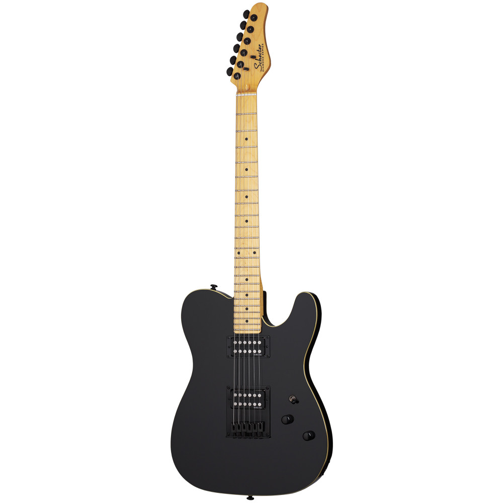 Электрогитара SCHECTER [PT M/M BLK] 6-струнная, корпус: ольха, гриф: клен, 22 лада, цвет: Black (BLK)