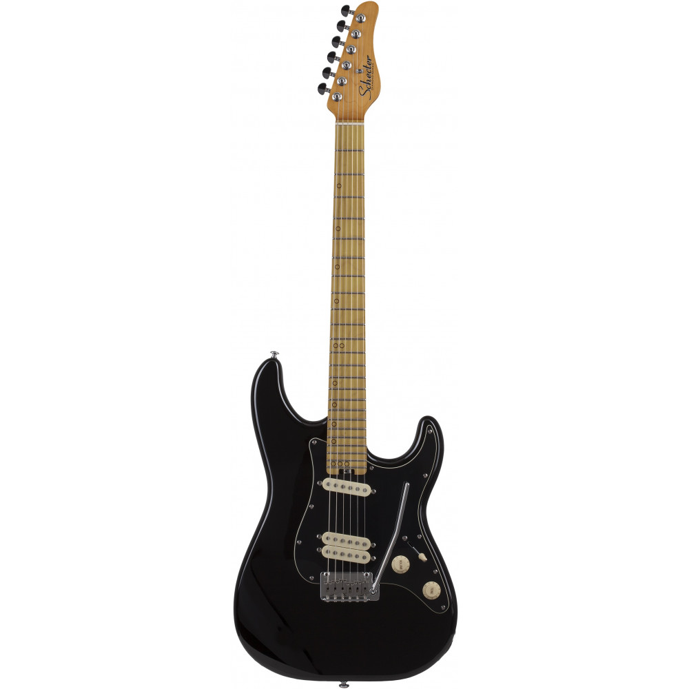 Электрогитара SCHECTER [MV-6 GBLK] 6-струнная, корпус: липа, гриф: запеченый клен, 24 лада, цвет: Gloss Black (GBLK)