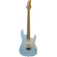 Электрогитара SCHECTER [MV-6 SSBLU] 6-струнная, корпус: липа, гриф: запеченый клен, 24 лада, цвет: Super Sonic Blue (SSBLU)