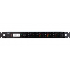 Цифровой четырехканальный приемник SHURE [ULXD4QE=-G65] съемные антенны, крепление в рек, Dante, 470 - 606 МГц