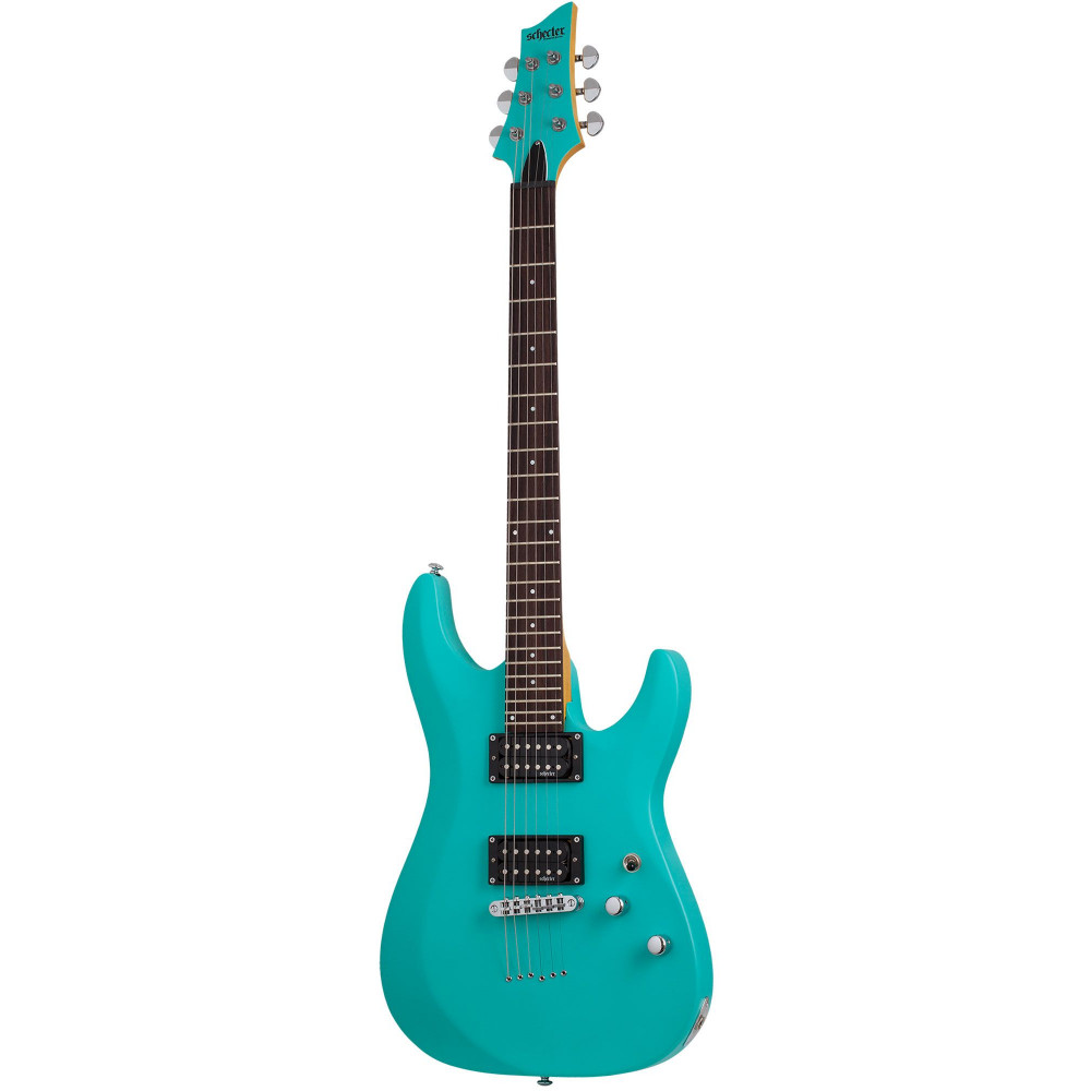 Электрогитара SCHECTER [C-6 DELUXE SAQUA] электрогитара 6-струнная, корпус: липа, гриф: клен, накладка: палисандр, 24 лада, цвет: Satin Aqua (SAQUA)