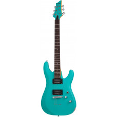 Электрогитара SCHECTER [C-6 DELUXE SAQUA] электрогитара 6-струнная, корпус: липа, гриф: клен, накладка: палисандр, 24 лада, цвет: Satin Aqua (SAQUA)