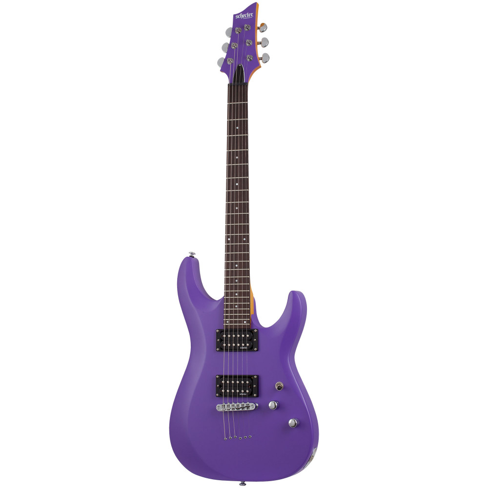 Электрогитара SCHECTER [C-6 DELUXE SDPRPL] электрогитара 6-струнная, корпус: липа, гриф: клен, накладка: палисандр, 24 лада, цвет Satin Dark Purple (SDPRPL)