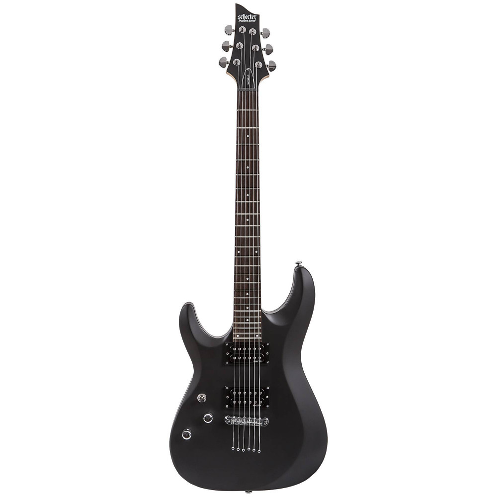 Электрогитара SCHECTER [C-6 DELUXE LH SBK] леворукая электрогитара 6-струнная, корпус: липа, гриф: клен, накладка: палисандр, 24 лада, цвет: Satin Black (SBK)