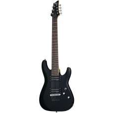 Электрогитара SCHECTER [C-7 DELUXE SBK] электрогитара 7-струнная, корпус: липа, гриф: клен, накладка: палисандр, 24 лада, цвет: Satin Black (SBK)