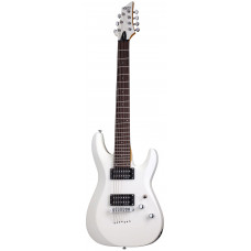 Электрогитара SCHECTER [C-7 DELUXE SWHT] электрогитара 7-струнная, корпус: липа, гриф: клен, накладка: палисандр, 24 лада, цвет: Satin White (SWHT)