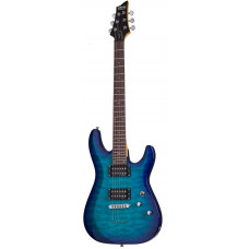 Электрогитара SCHECTER [C-6 PLUS OBB] электрогитара 6-струнная, корпус: липа, топ: стеганый клен, гриф клен, накладка палисандр, 24 лада, цвет: Ocean Blue Burst (OBB)
