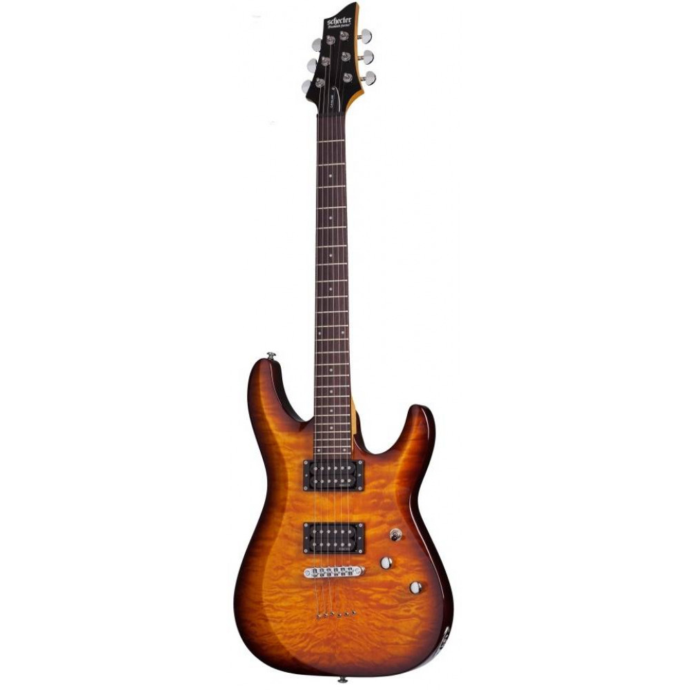 Электрогитара SCHECTER [C-6 PLUS VSB] электрогитара 6-струнная, корпус: липа, топ: стеганый клен, гриф клен, накладка палисандр, 24 лада, цвет: Vintage Sunburst (VSB)