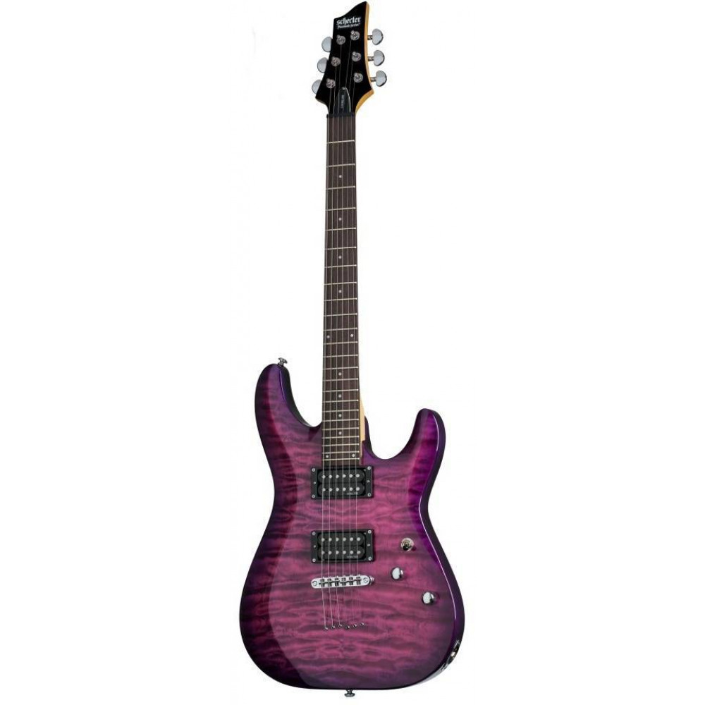 Электрогитара SCHECTER [C-6 PLUS EM] электрогитара 6-струнная, корпус: липа, топ: стеганый клен, гриф клен, накладка палисандр, 24 лада, цвет: Electric Magenta (EM)