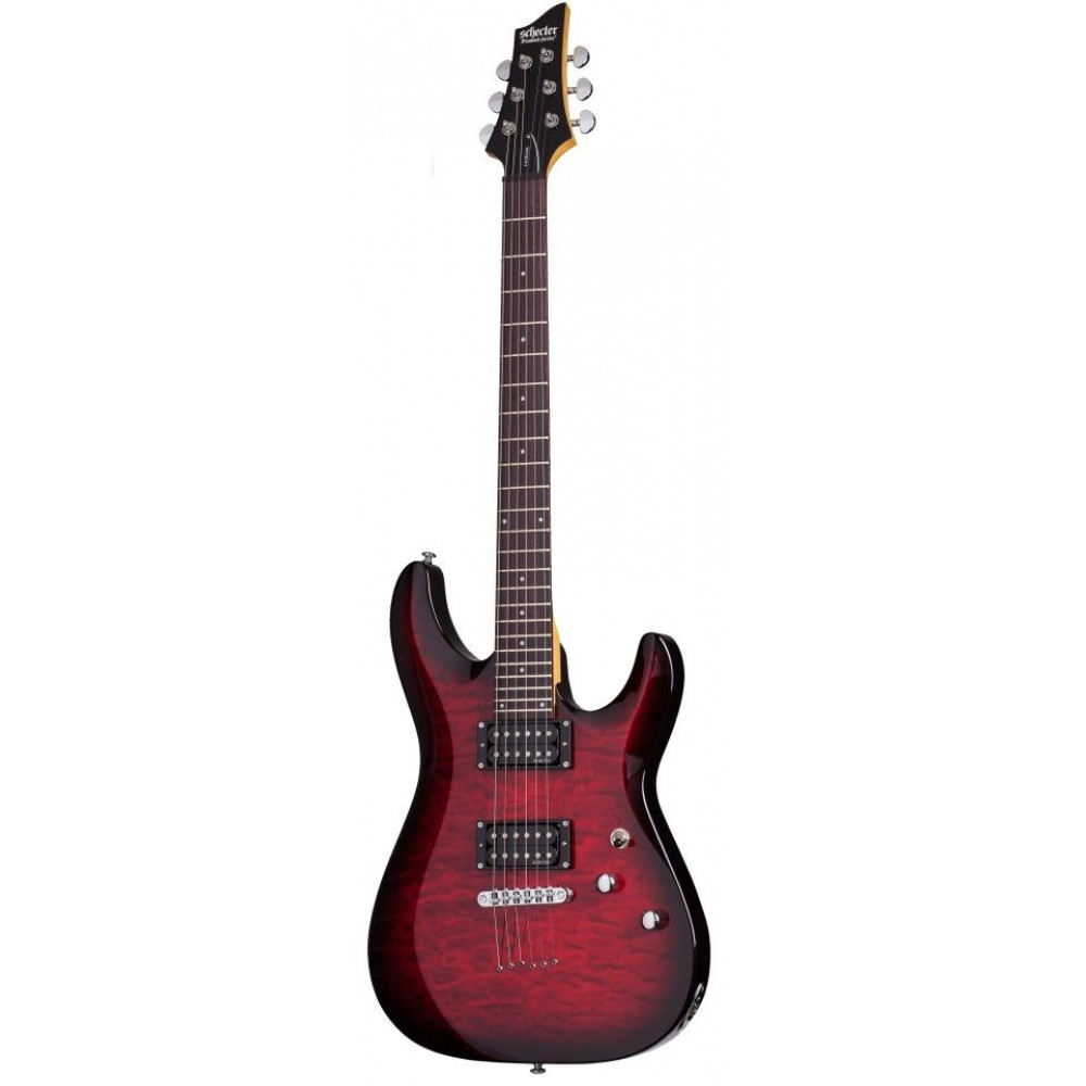 Электрогитара SCHECTER [C-6 PLUS STCB] электрогитара 6-струнная, корпус: липа, топ: стеганый клен, гриф клен, накладка палисандр, 24 лада, цвет: See-Thru Cherry Burst (STCB)