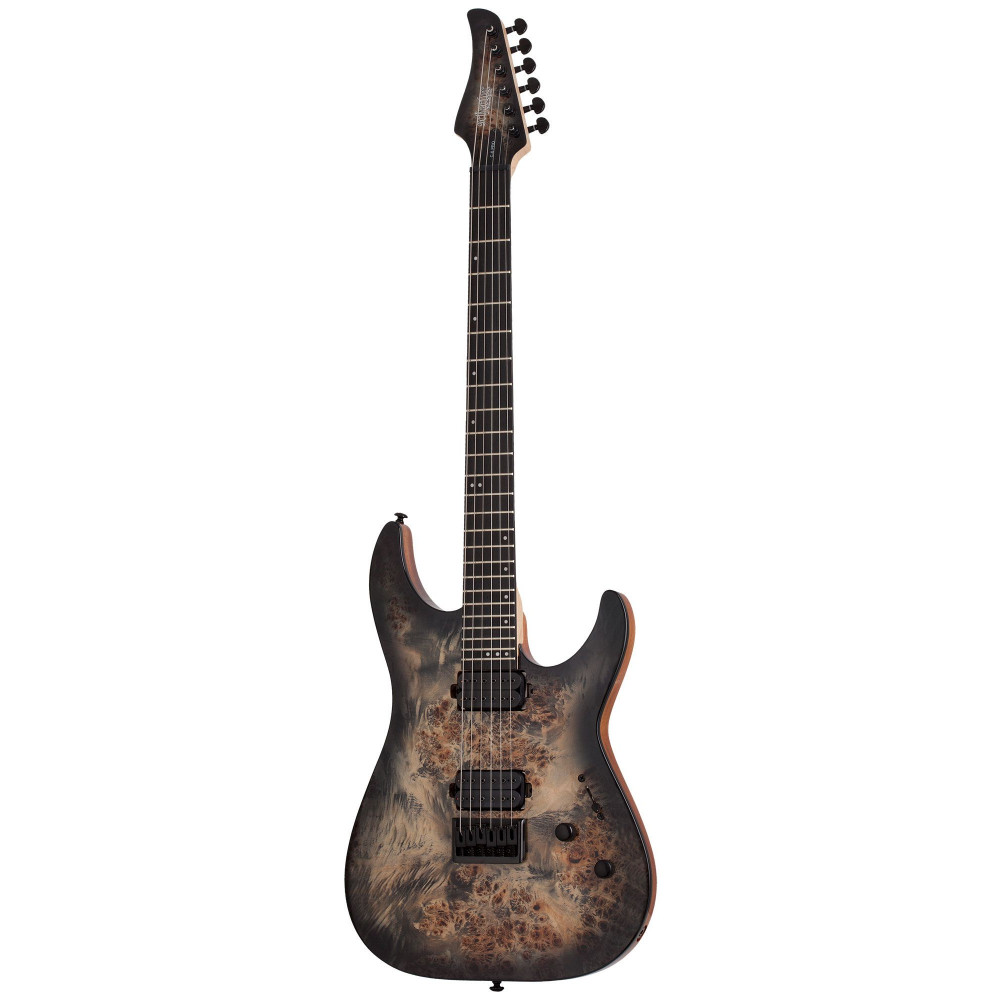 Электрогитара SCHECTER [C-6 PRO CB] электрогитара 6-струнная, корпус: красное дерево, топ: кап, гриф: клен 3 куска, накладка: венге, 24 лада, цвет: Charcoal Burst (CB)