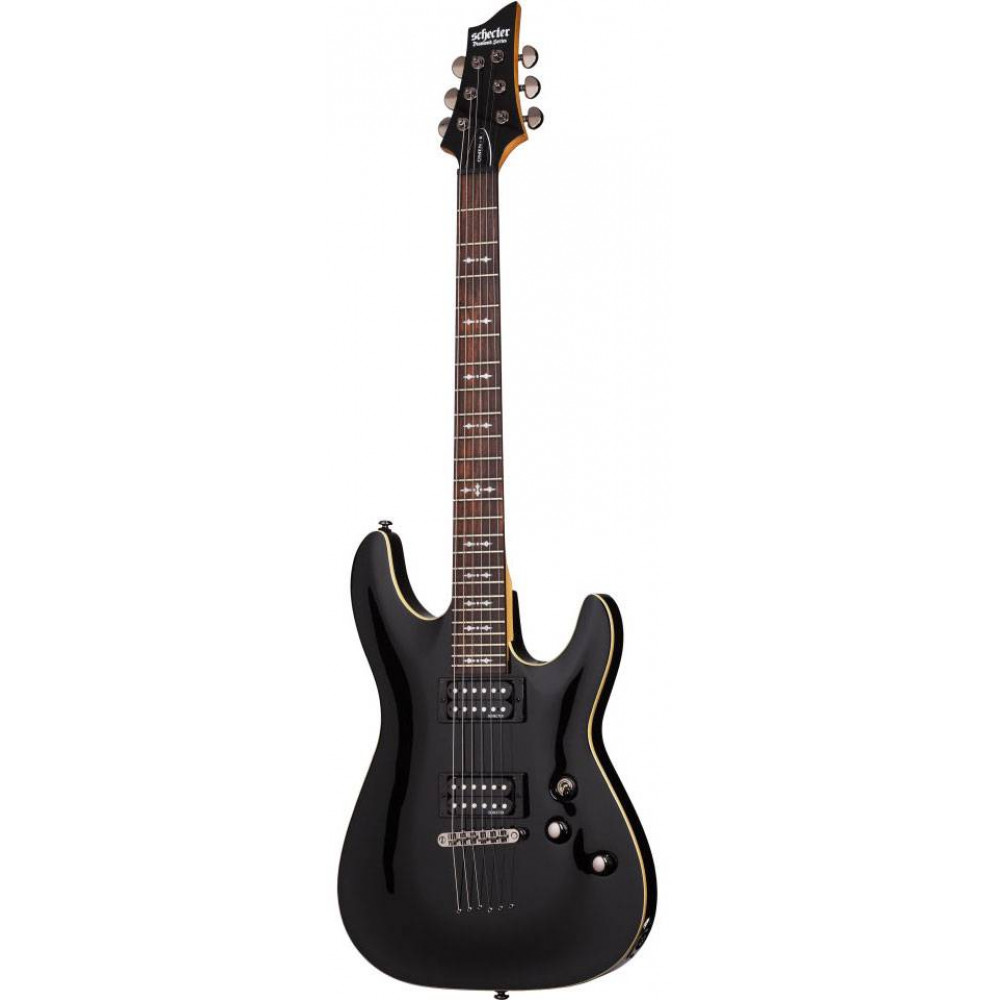 Электрогитара SCHECTER [OMEN-6 2012 BLK] электрогитара 6-струнная, корпус: липа, гриф: клен, накладка: палисандр, 24 лада, цвет: Gloss Black (BLK)