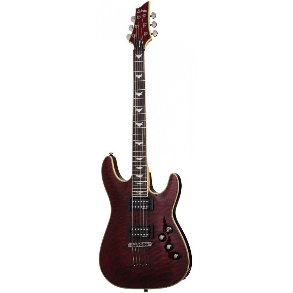 Электрогитара SCHECTER [OMEN EXTREME-6 BCH] электрогитара 6-струнная, корпус: красное дерево, топ: стеганый клен, гриф: клен, накладка: палисандр, 24 лада, цвет: Black Cherry (BCH)