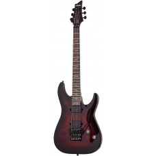 Электрогитара SCHECTER [OMEN ELITE-6 FR BCHB] электрогитара 6-струнная, корпус: красное дерево, топ: кап, гриф: клен, накладка: палисандр, 24 лада, FloydRose, цвет: Black Cherry Burst (BCHB)