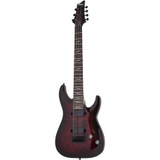Электрогитара SCHECTER [OMEN ELITE-7 BCHB] электрогитара 7-струнная, корпус: красное дерево, топ: кап, гриф: клен, накладка: палисандр, 24 лада, цвет: Black Cherry Burst (BCHB)