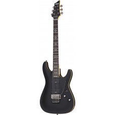 Электрогитара SCHECTER [DEMON-6 FR ABSN] электрогитара 6-струнная, корпус: липа, гриф: клен, накладка: венге, 24 лада, FloydRose, цвет: Aged Black Satin (ABSN)