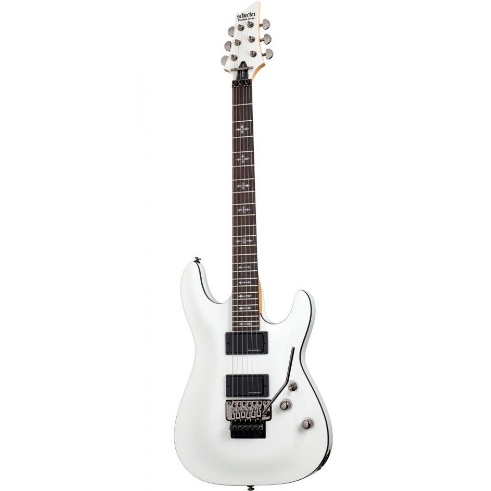 Электрогитара SCHECTER [DEMON-6 FR VWHT] электрогитара 6-струнная, корпус: липа, гриф: клен, накладка: венге, 24 лада, FloydRose, цвет: Vintage White (VWHT)