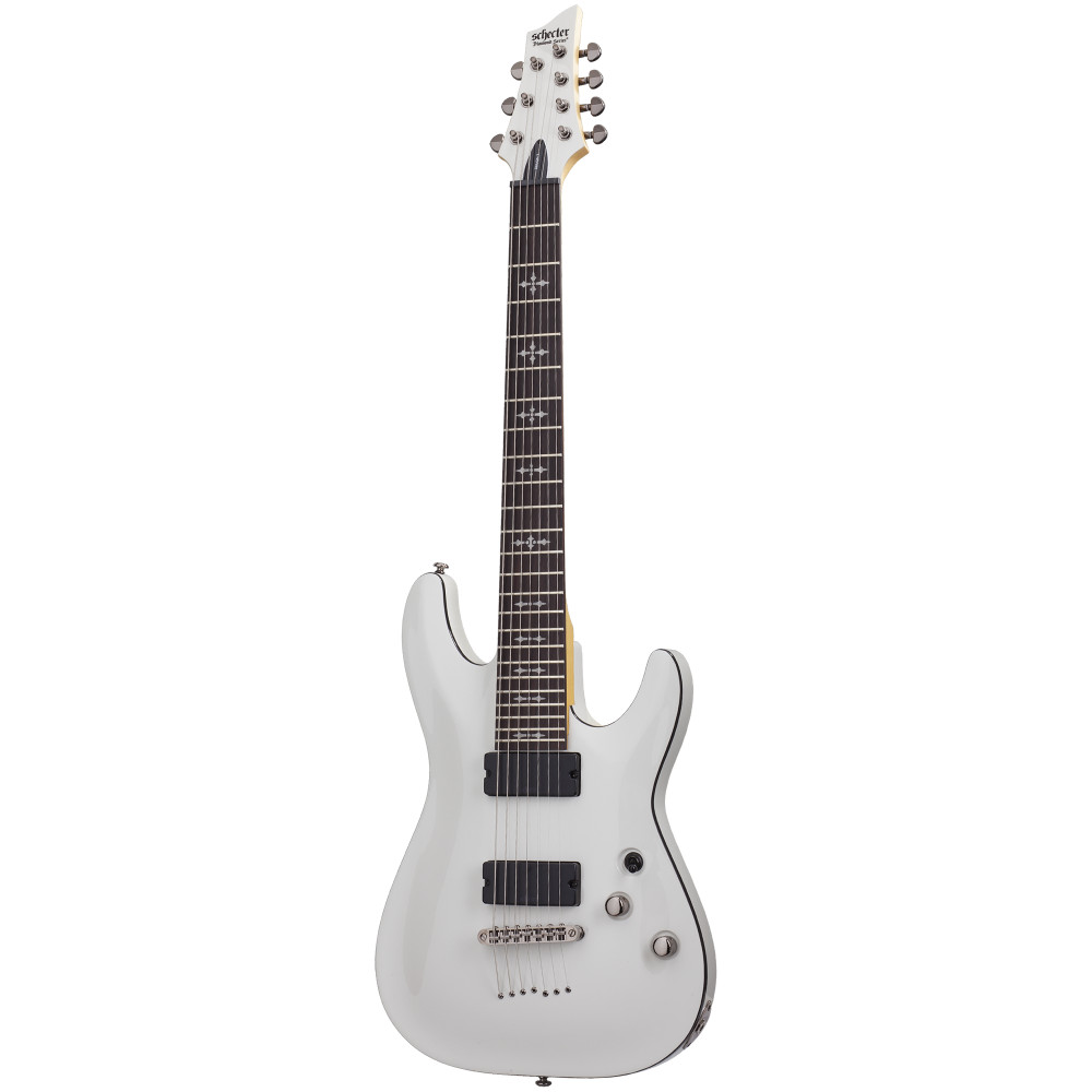 Электрогитара SCHECTER [DEMON-7 VWHT] электрогитара 7-струнная, корпус: липа, гриф: клен, накладка: венге, 24 лада, цвет: Vintage White (VWHT)