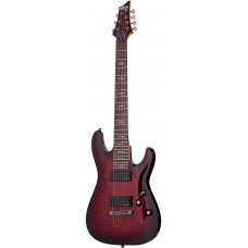 Электрогитара SCHECTER [DEMON-7 CRB] электрогитара 7-струнная, корпус: липа, гриф: клен, накладка: венге, 24 лада, цвет: Crimson Red Burst (CRB)