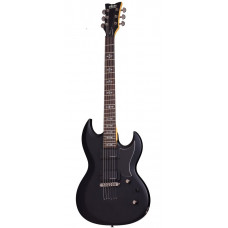 Электрогитара SCHECTER [DEMON S-II ABSN] 6-струнная, корпус: липа, гриф: клен, накладка: палисандр, 24 лада, цвет: Aged Black Satin (ABSN)