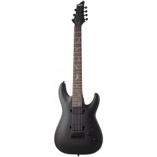 Электрогитара SCHECTER [DAMIEN-7 SBK] электрогитара 7-струнная, корпус: красное дерево, гриф: клен, накладка: палисандр, 24 лада, цвет: Satin Black (SBK)