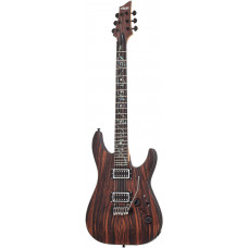 Электрогитара SCHECTER [C-1 EXOTIC TREM EBONY] электрогитара 6-струнная, корпус: красное дерево, топ: черное дерево, гриф: запеченый клен, накладка: черное дерево, 24 лада, цвет: Ebony