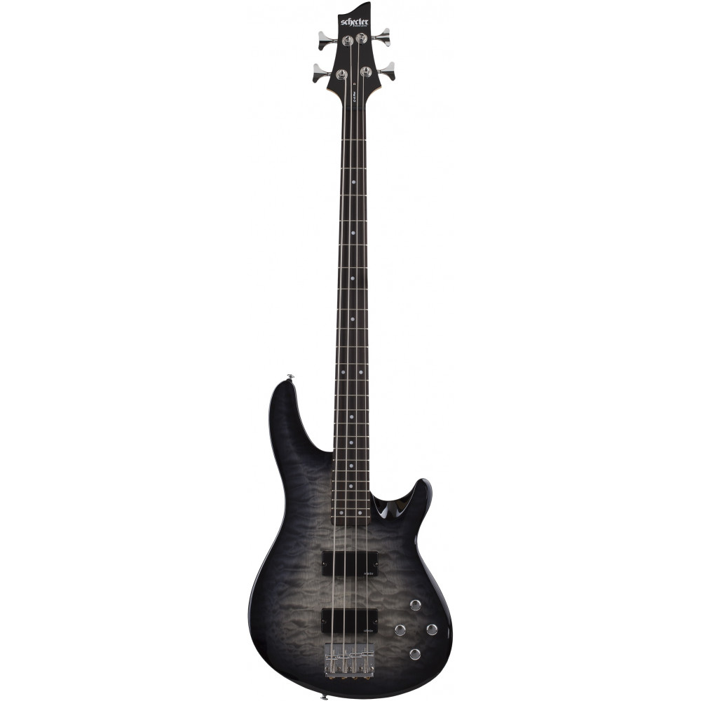 Бас-гитара SCHECTER [C-4 PLUS CB] Бас-гитара SCHECTER C-4 PLUS CB - бас-гитара 4-струнная, корпус: липа, топ: стеганый клен, гриф: клен, накладка: палисандр, 24 лада, цвет: Charcoal Burst (CB)