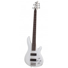 Бас-гитара SCHECTER [C-5 DELUXE SWHT] бас-гитара 5-струнная, корпус: липа, гриф: клен, накладка: палисандр, 24 лада, цвет: Satin White (SWHT)