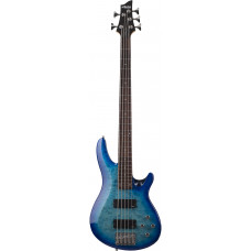 Бас-гитара SCHECTER [C-5 PLUS OBB] бас-гитара 5-струнная, корпус: липа, топ: стеганый клен, гриф: клен, накладка: палисандр, 24 лада, цвет: Ocean Blue Burst (OBB)