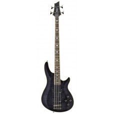Бас-гитара SCHECTER [STILETTO EXTREME-4 STBLK] бас-гитара 4-струнная, корпус: красное дерево, топ: волнистый клен, гриф: клен, накладка: палисандр, 24 лада, цвет: See-Thru Black (STBLK)