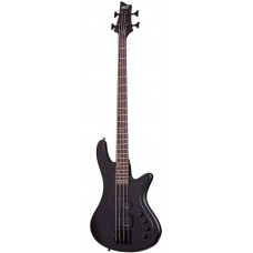 Бас-гитара SCHECTER [STILETTO STEALTH-4 SBK] бас-гитара 4-струнная, корпус: липа, гриф: клен, накладка: палисандр, 24 лада, цвет: Satin Black (SBK)