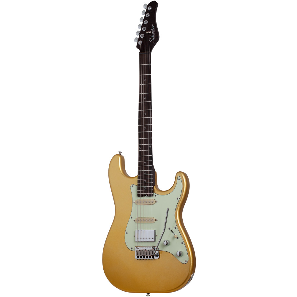 Электрогитара SCHECTER [NICK JOHNSTON TRAD 10TH ANNIVERSARY-HSS A. SAFFRON] электрогитара 6-струнная, корпус: ольха, гриф: венге, накладка: черное дерево, 22 лада, цвет: Atomic Saffron