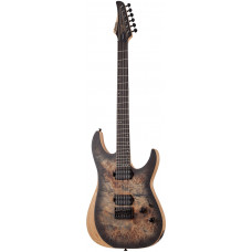 Электрогитара SCHECTER [REAPER-6 CB] электрогитара 6-струнная, корпус: болотный ясень, топ: кап, гриф: клен, накладка: черное дерево, 24 лада, цвет: Satin Charcoal Burst (CB)