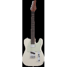 Электрогитара SCHECTER [NICK JOHNSTON PT A.SNOW] электрогитара 6-струнная, корпус: ольха, гриф: запеченый клен, накладка: черное дерево, 22 лада, цвет: Atomic Snow