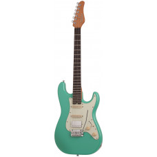 Электрогитара SCHECTER [NICK JOHNSTON TRAD-HSS A. GREEN] электрогитара 6-струнная, корпус: ольха, гриф: обоженный клён, накладка черное дерево, на болтах, звукосниматели: HSS, 22 лада, цвет: Atomic Green