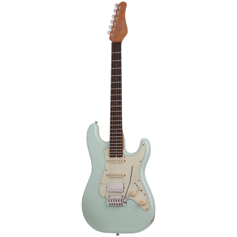 Электрогитара SCHECTER [NICK JOHNSTON TRAD-HSS A. FROST] электрогитара 6-струнная, корпус: ольха, гриф: обоженный клён, накладка черное дерево, на болтах, звукосниматели: HSS, 22 лада, цвет: Atomic Frost