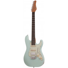 Электрогитара SCHECTER [NICK JOHNSTON TRAD-HSS A. FROST] электрогитара 6-струнная, корпус: ольха, гриф: обоженный клён, накладка черное дерево, на болтах, звукосниматели: HSS, 22 лада, цвет: Atomic Frost