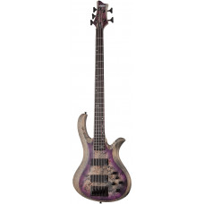 Бас-гитара SCHECTER [RIOT-5 ARB] бас-гитара 5-струнная, корпус: болотный ясень с топом из капа, гриф: клён/орех со вставками из углеволокна, накладка черное дерево, 24 лада, цвет: Aurora Burst (ARB)