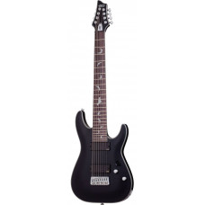 Электрогитара SCHECTER [DAMIEN PLATINUM-8 SBK] электрогитара 8-струнная, корпус: красное дерево, гриф: клен, накладка: палисандр, 24 лада, цвет: Satin Black (SBK)