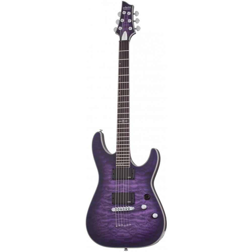 Электрогитара SCHECTER [C-1 PLATINUM SPB] электрогитара 6-струнная, корпус: красное дерево, гриф: клен, накладка: палисандр, 24 лада, цвет: Satin Purple Burst (SPB)