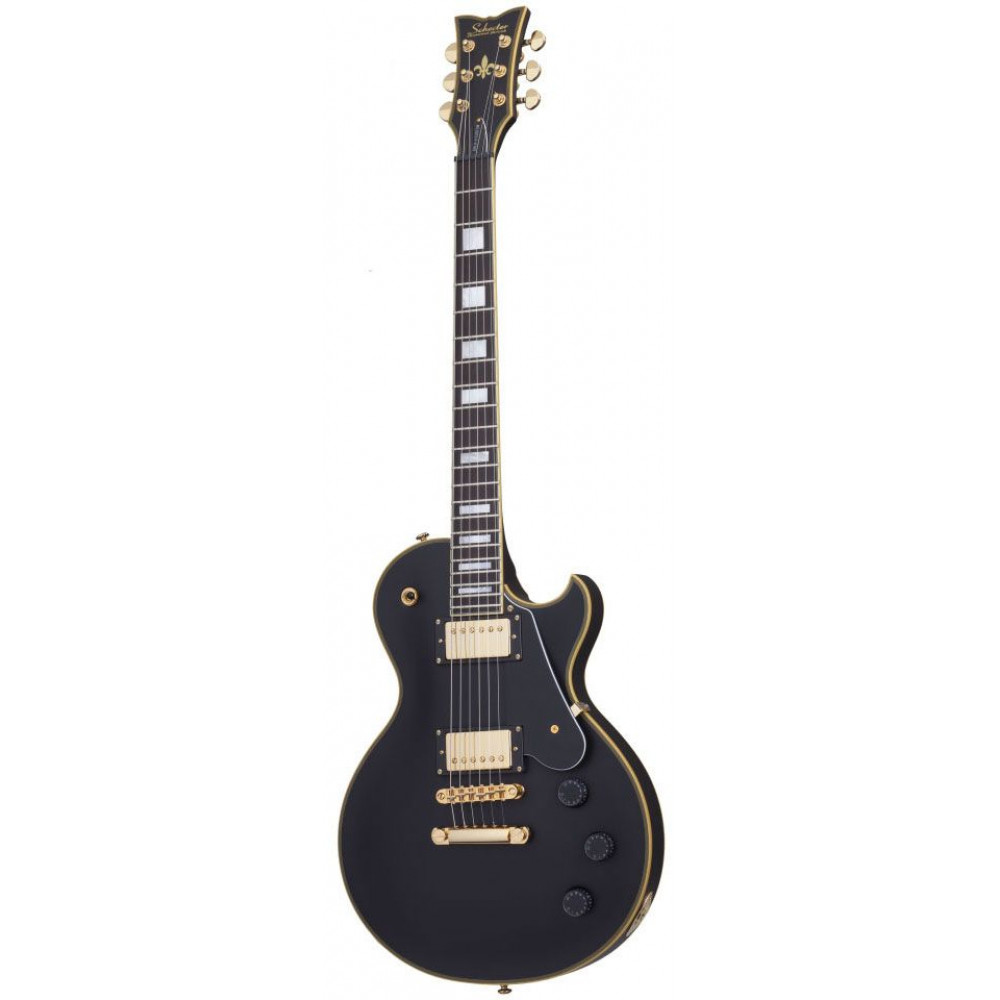 Электрогитара SCHECTER [SOLO-II CUSTOM ABSN] электрогитара 6-струнная, корпус: красное дерево, гриф: красное дерево, накладка: черное дерево, 22 лада, цвет: Aged Black Satin (ABSN)