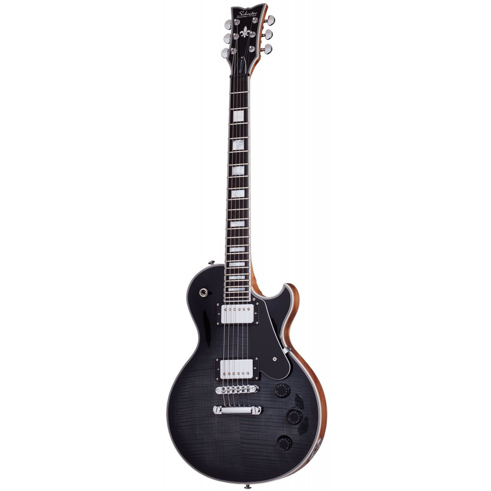 Электрогитара SCHECTER [SOLO-II CUSTOM TBB/NAT] электрогитара 6-струнная, корпус: красное дерево, гриф: красное дерево, накладка: черное дерево, 22 лада, цвет: Trans Black Burst (TBB)