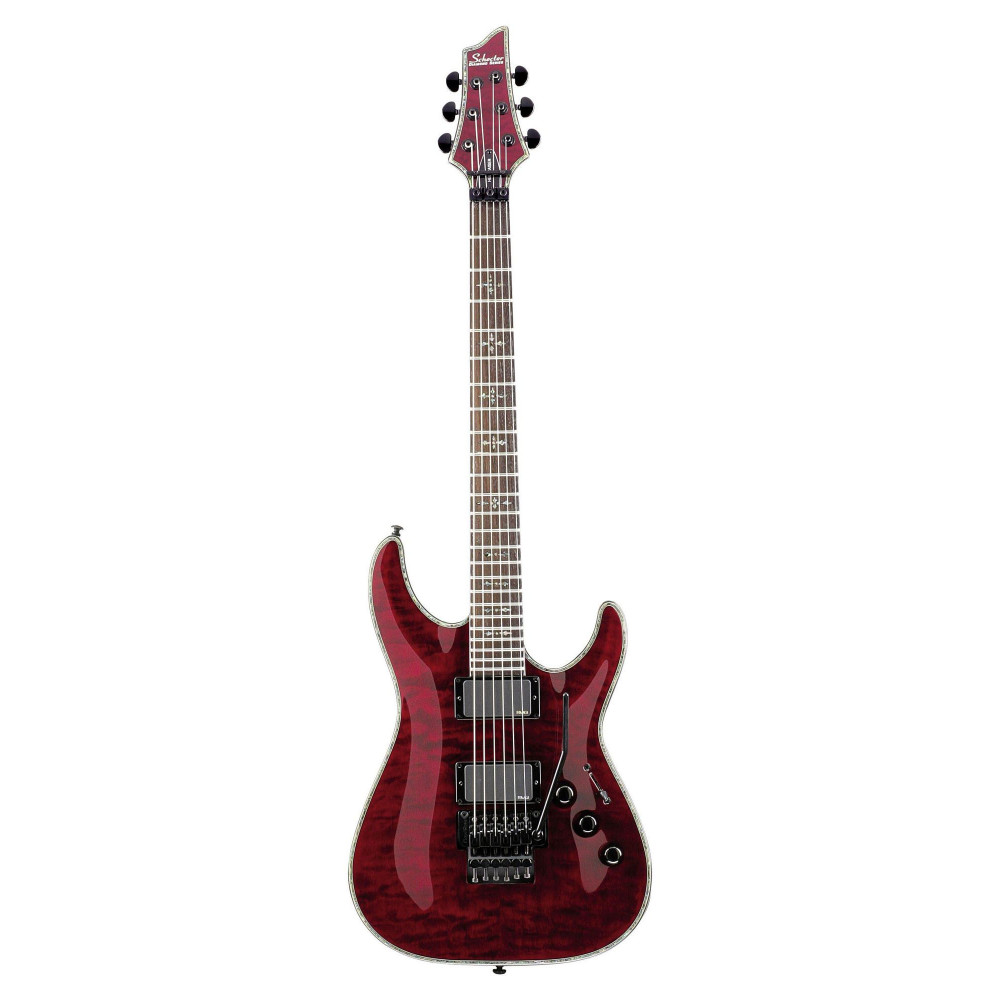 Электрогитара SCHECTER [HELLRAISER C-1 FR BCH] электрогитара 6-струнная, корпус: красное дерево, топ: волнистый клен, гриф: красное дерево, накладка: палиснадр, 24 лада, FloydRose, цвет: Black Cherry (BCH)