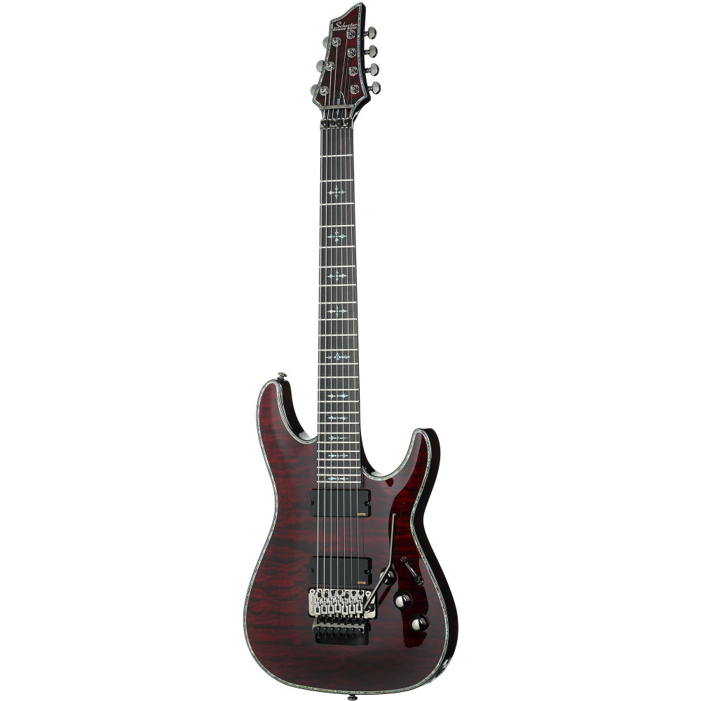 Электрогитара SCHECTER [HELLRAISER C-7 FR BCH] электрогитара 7-струнная, корпус: красное дерево, топ: волнистый клен, гриф: красное дерево, накладка: палиснадр, 24 лада, FloydRose, цвет: Black Cherry (BCH)