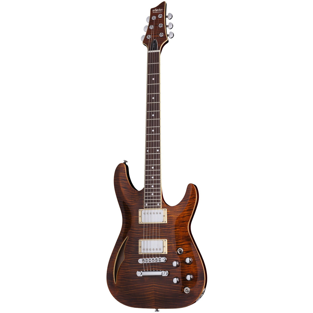 Электрогитара SCHECTER [C-1 E/A CAT'S EYE] электрогитара 6-струнная с пьезо датчиком в бридже, корпус: красное дерево, топ: зебрано, гриф: красное дерево, накладка: черное дерево, 24 лада, цвет: Cat's Eye