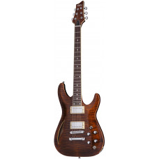 Электрогитара SCHECTER [C-1 E/A CAT'S EYE] электрогитара 6-струнная с пьезо датчиком в бридже, корпус: красное дерево, топ: зебрано, гриф: красное дерево, накладка: черное дерево, 24 лада, цвет: Cat's Eye