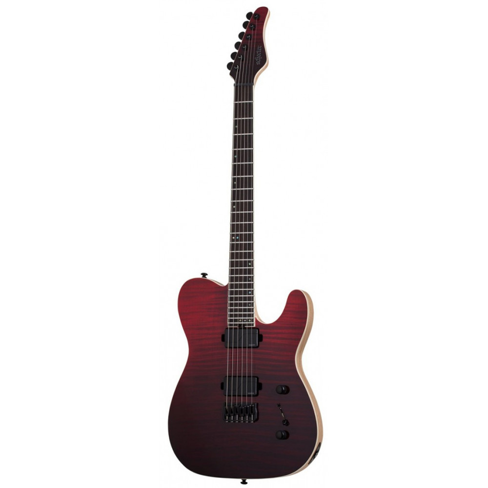 Электрогитара SCHECTER [PT SLS ELITE BLOODBURST BB] электрогитара 6-струнная, корпус: болотный ясень, топ: огненный клен, гриф: клён/орех/падук, накладка: черное дерево, 24 лада, цвет: Blood burst (BB)