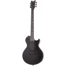 Электрогитара SCHECTER [SOLO-II SLS ELITE EVIL TWIN SBK] электрогитара 6-струнная, корпус: болотный ясень, топ: огненный клен, гриф: клён/орех/падук, накладка: черное дерево, 24 лада, цвет: Satin Black (SBK)