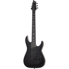 Электрогитара SCHECTER [C-7 MULTISCALE SLS ELITE "EVIL TWIN" SBK] электрогитара 7-струнная мультимензурная, корпус: болотный ясень, топ: огненный клен, гриф: клён/орех/падук, накладка: черное дерево, 24 лада, цвет: Satin Black (SBK)